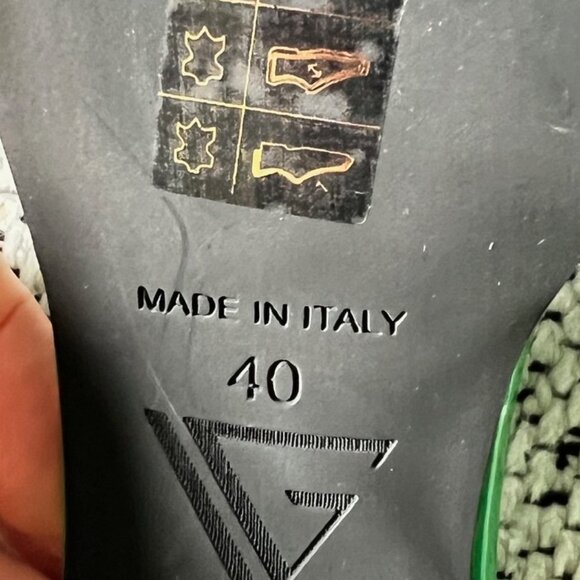 Giampaolo Viozzi Green Patent Leather Sandals - Picture 8 of 10